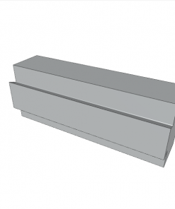 Soft jaw aluminum flippable, 5 pairs, w/ smartstopped, 1.0 in. x 1.71 in. x 6.0 in.