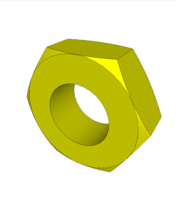HEX NUT, M16 x 1.5 mm; FLAT