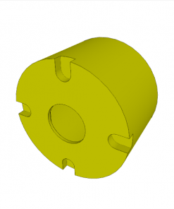 CLAMPING JAW 16 MnCr5 SMOOTH, 40 x 25 x 15 mm