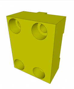 Long arm, hinge clamp size 4