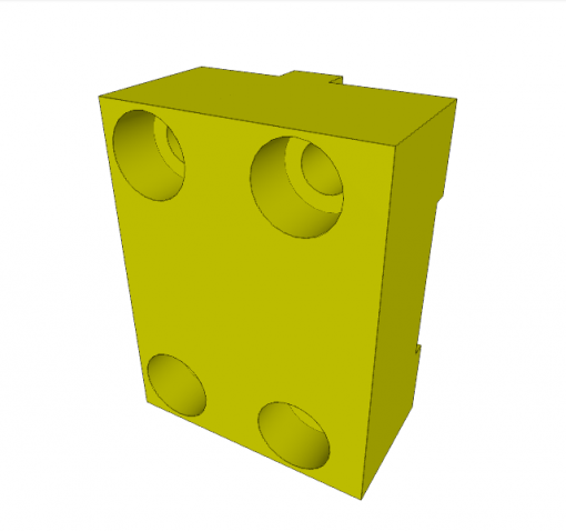 Long arm, hinge clamp size 4