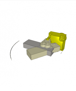 LONG CL. LEVER(BLANK) FOR 1801-X3XX 19 x 43 x 69 mm