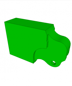 LONG CL. LEVER(BLANK) FOR 1802-X3XX 24 x 46 x 70 mm