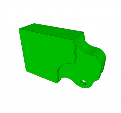 LONG CL. LEVER(BLANK) FOR 1802-X3XX 24 x 46 x 70 mm
