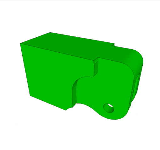 LONG CL. LEVER(BLANK) FOR 1804-X3XX 35 x 47.5 x 76.5 mm