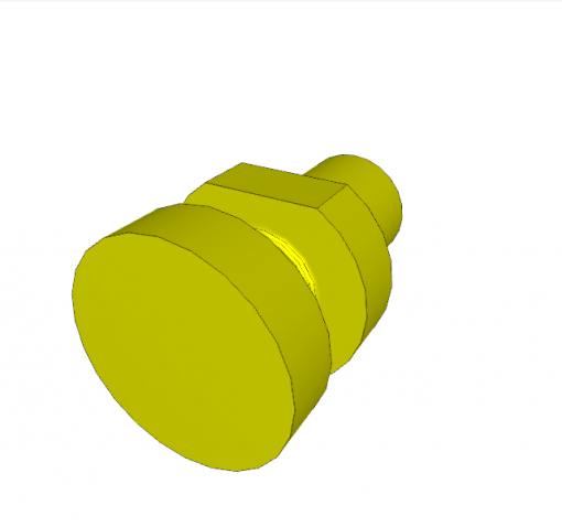 SWIVEL CONTACT BOLT, SERRATED FACE, M12 x 18 mm, 25 kN Max., FOR CYLINDER ? 32/40