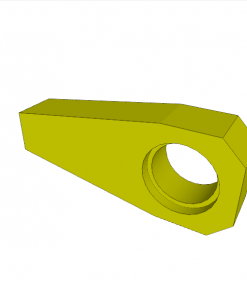 CLAMPING ARM W/O THREAD, 178 x 78 x 34 mm LONG, 42CrMo4, 200 bar