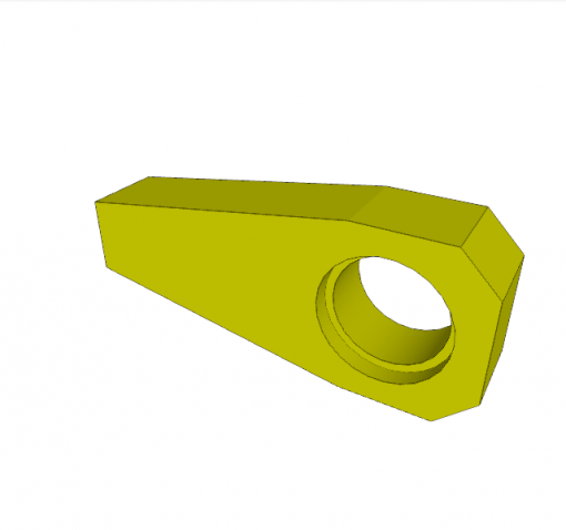 CLAMPING ARM W/O THREAD, 178 x 78 x 34 mm LONG, 42CrMo4, 200 bar