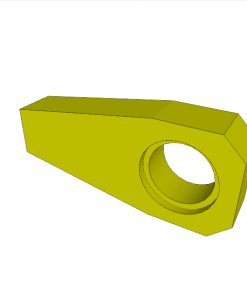 CLAMPING ARM W/O THREAD, 140 x 60 x 28 mm LONG, 42CrMo4, 200 bar
