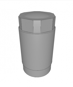 JAM NUT FOR THREADED-BODY PUSH CLAMP