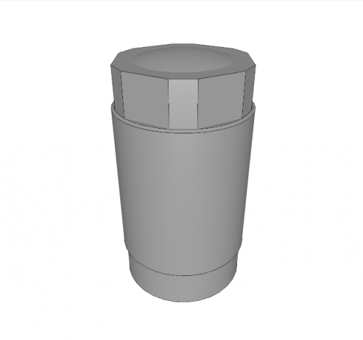 JAM NUT FOR THREADED-BODY PUSH CLAMP