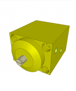 BORE CLAMP, D.A., BLOCK TYPE, SIZE 2, ? 16.8 - 17.7 mm, W/O CENTERING FUNCTION, 250 bar