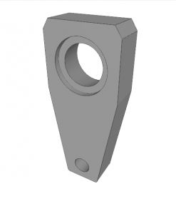HYDRAULIC FITTING ELBOW, COMPRESSION TYPE