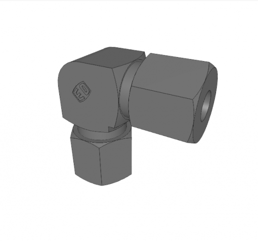 HYDRAULIC FITTING TEE, COMPRESSION TYPE