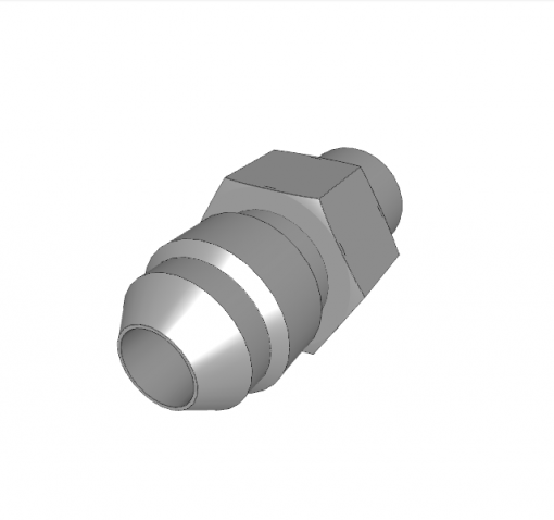 HYDRAULIC FITTING #4 SAE TO #6 SAE REDUCING ADAPTOR (5000 PSI MAX)