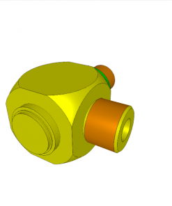 ROTARY COUPLING SINGLE PASSAGE, STRAIGHT