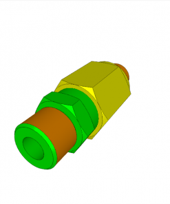 ROTARY COUPLING SINGLE PASSAGE, STRAIGHT