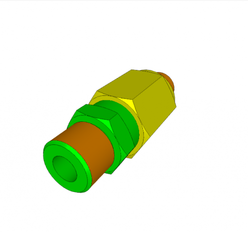 ROTARY COUPLING SINGLE PASSAGE, STRAIGHT