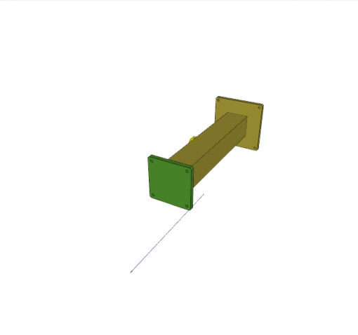LIFTING MOD. BASIC, 500 mm STROKE, 1000 N, W/ FOOT LEVER, 97 x 97 x 720 mm LONG