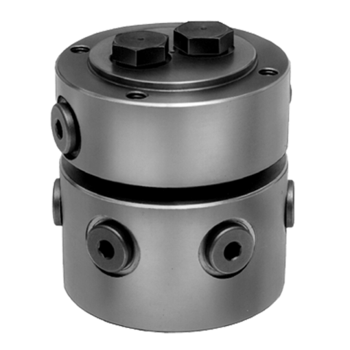 PNEUMATIC ROTARY VALVE COUPLING, 8 STATIONS, FOR D.A. CYLINDERS, 10 bar