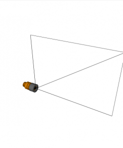 NIPPLE, VITON, CODED BLACK PP, 500 bar