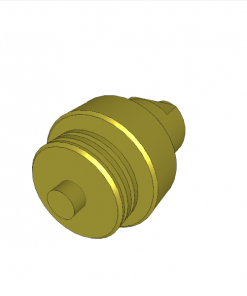 Hydraulic accumulator, 40 cmﾳ, gas-preload pressure 100 bar, port w/ G1/4 external thread, Max. 400/300 bar