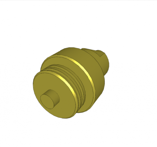 Hydraulic accumulator, 40 cmﾳ, gas-preload pressure 100 bar, port w/ G1/4 external thread, Max. 400/300 bar