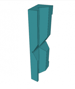 QIS INSERT PRISMATIC FOR JAW WIDTH 160 mm