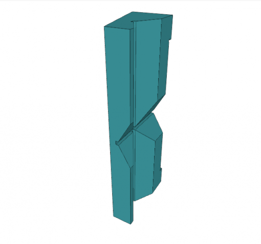 QIS INSERT PRISMATIC FOR JAW WIDTH 160 mm