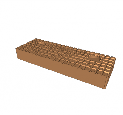 STANDARD FLAT JAW, 125 mm